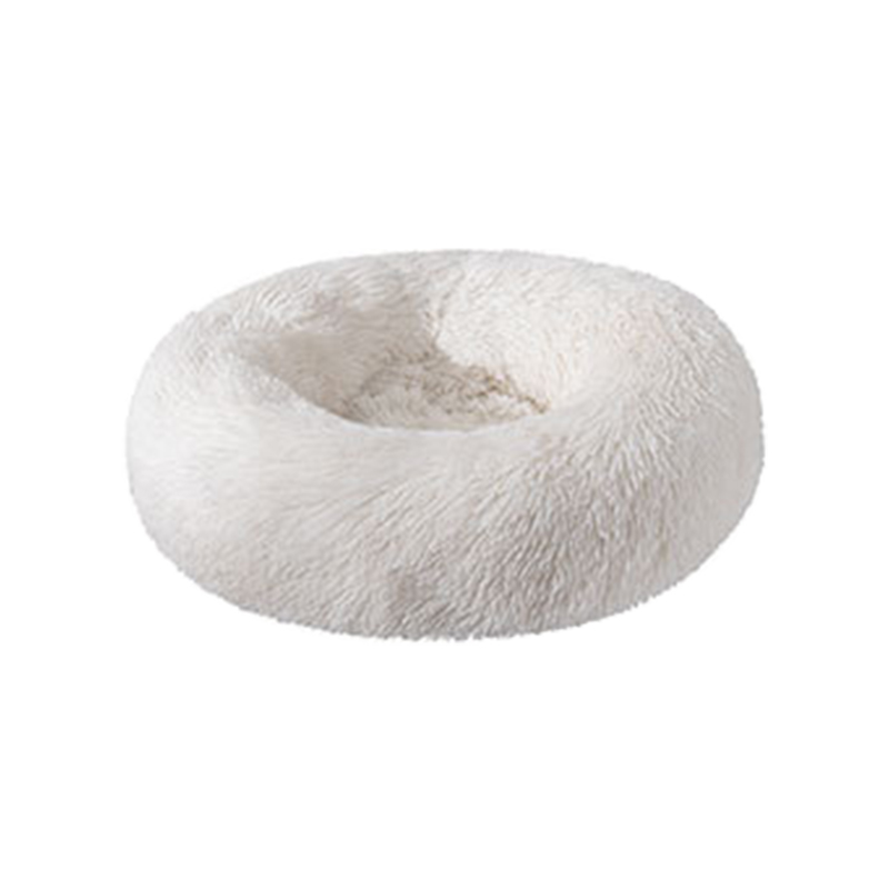 Waschbares langes Plüsch-Katzenbett für den Winter