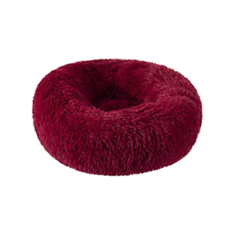 Waschbares langes Plüsch-Katzenbett für den Winter