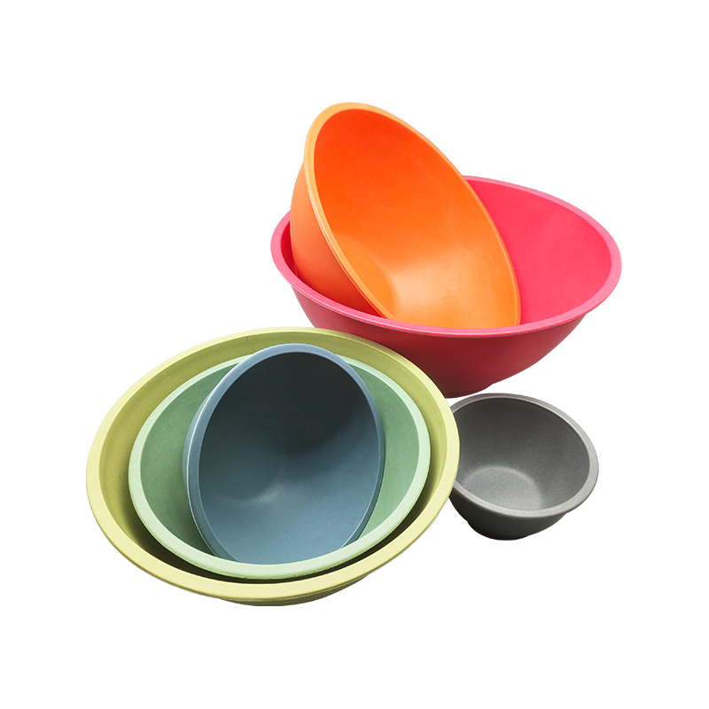 Salatschüssel-Set aus Bambusfasern
