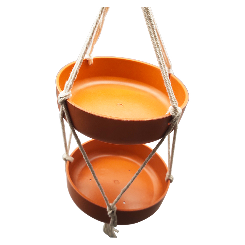Doppelschichtiger Bambusfaser-Feeder