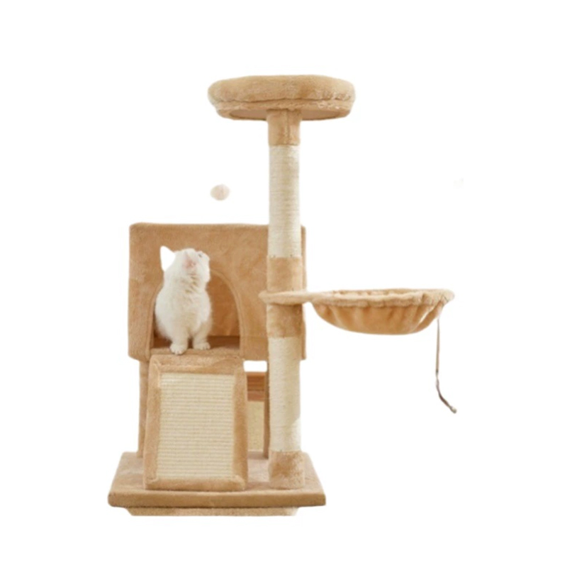 Plüschkatze Spielrahmenhaus