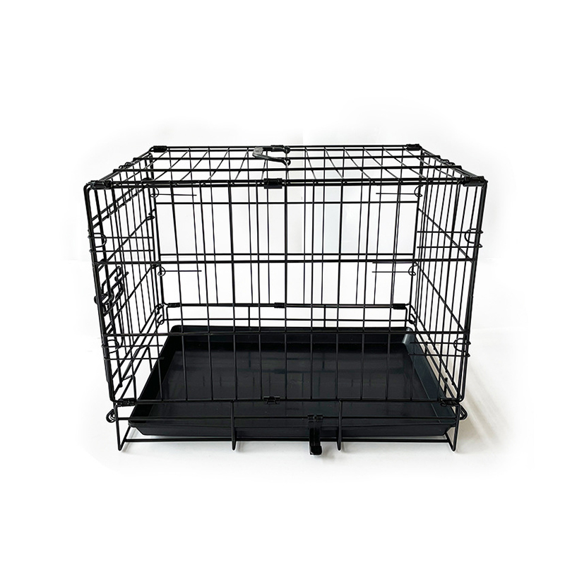 Zusammenklappbarer Hundekäfig aus Stahl