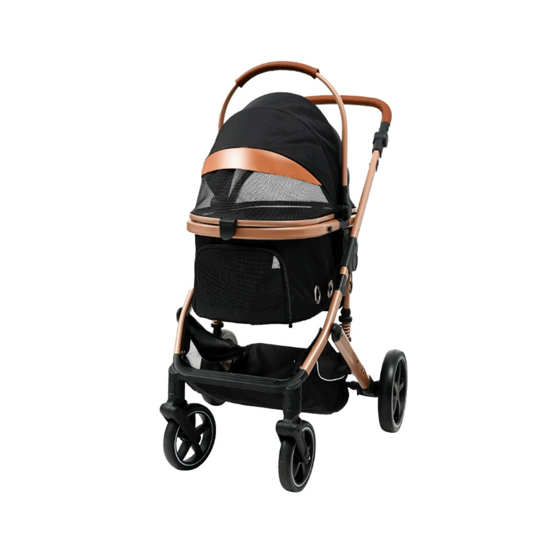 Kinderwagen und Tragetasche für Haustiere