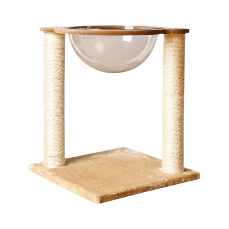 Katzenkratzerplattform aus Holz