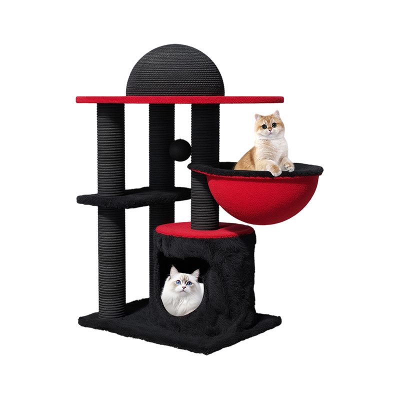 Mehrstöckige Katzenkletterrahmenmöbel